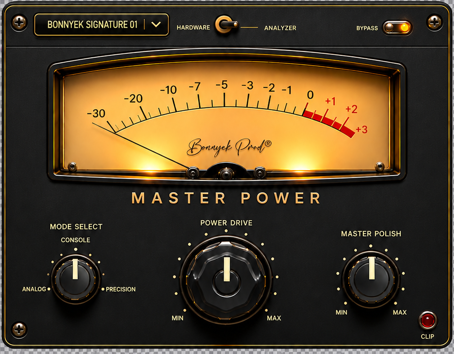 Plugin MASTER POWER — painel frontal