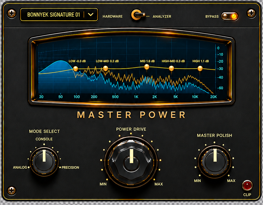 MASTER POWER — modo Analyzer